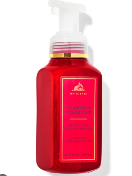 Bath & Body Works Other - White Barn Bath and Body Works Strawberry Pound Cake Gentle Foaming Hand Soap